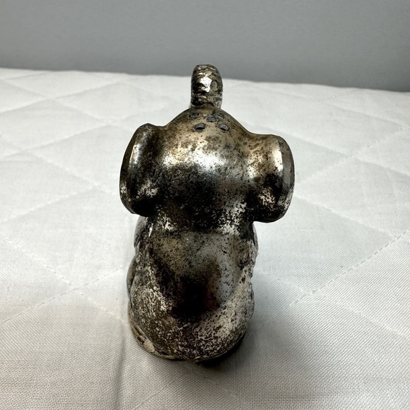 Vintage Elephant Occupied Japan Salt Shaker 1.7” Silver Tone - Picture 3 of 7
